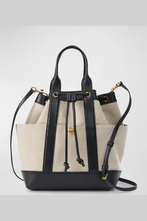 VERONICA BEARD Goody Drawstring Canvas Crossbody Bag