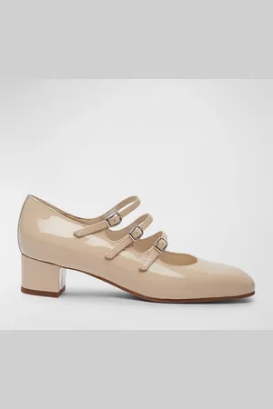 Carel Kina Patent Mary Jane Ballerina Pumps