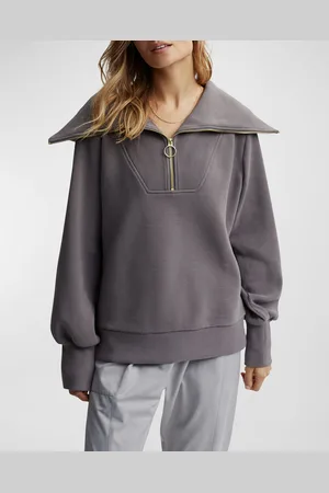 Varley Vine Oversized 1/2-Zip Pullover Sweatshirt