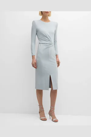 Giorgio Armani Milano Jersey Dress with Gathered Waist