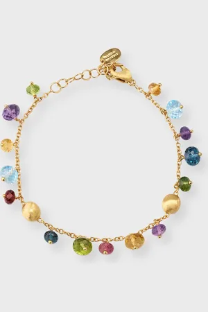 Marco Bicego 18K Africa Single Strand Bracelet with Mixed Gems