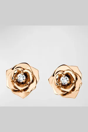 PIAGET Rose Diamond Stud Earrings