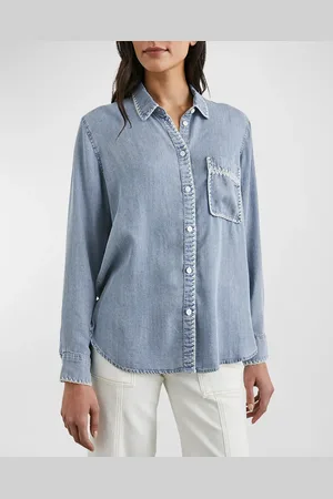 Rails Saya Button-Front Denim Shirt