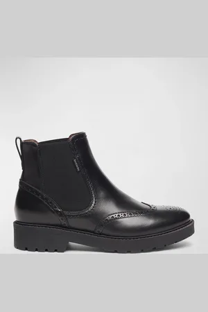 Nero Giardini Brogue Leather Chelsea Ankle Booties