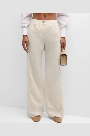TWP Puddle Cotton Linen Wide-Leg Pants