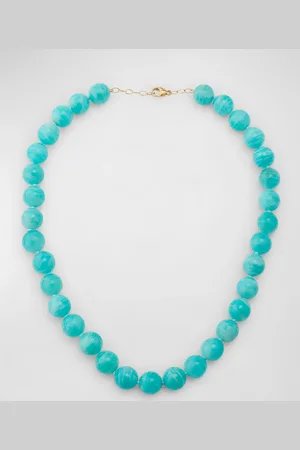 JIA JIA Amazonite Crystal Sphere Necklace