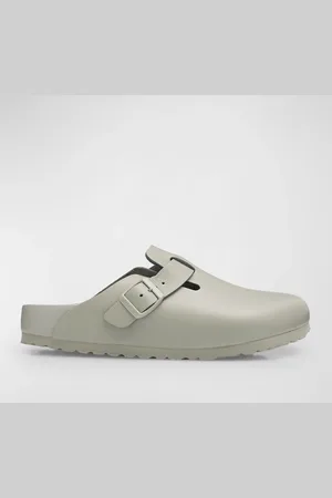Birkenstock Boston Exquisite Leather Buckle Clogs