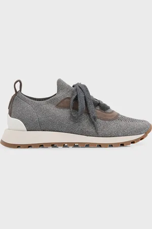 Brunello Cucinelli Knit Monili Runner Sneakers