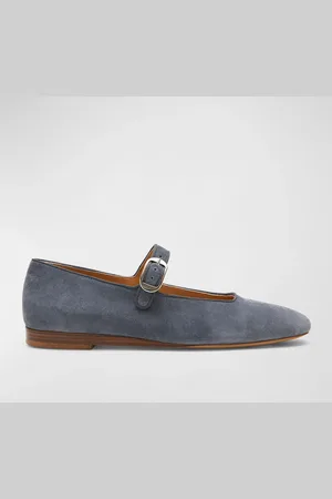 Le Monde Beryl Classic Suede Mary Jane Ballerina Flats
