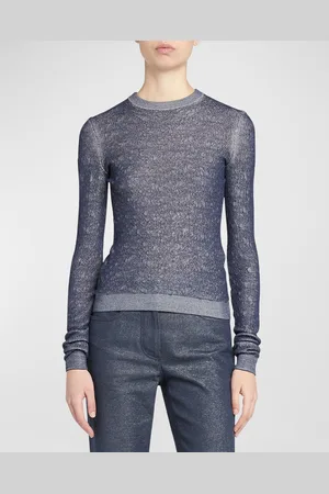 Giorgio Armani Shiny Viscose Knit Top