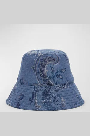 Etro Paisley Denim Bucket Hat