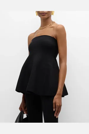 Simkhai Ioanna Strapless Peplum Top