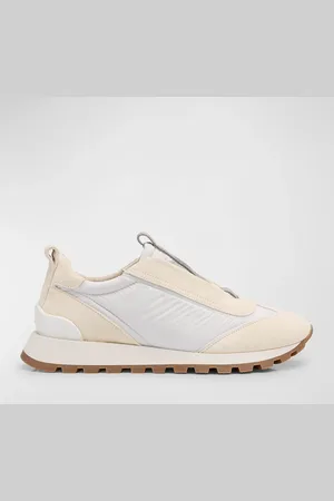 Brunello Cucinelli Monili Laceless Trainer Sneakers