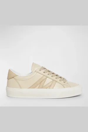 Moncler Monaco Leather Low-Top Sneakers