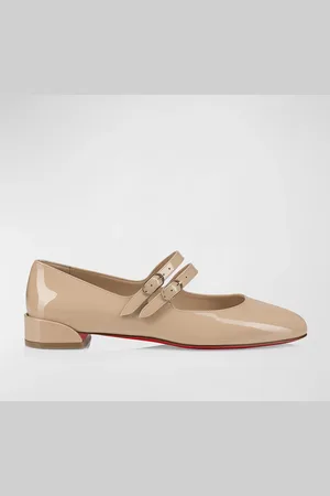 Christian Louboutin Sweet Jane Patent Red Sole Ballerina Flats