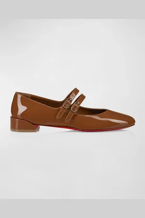 Christian Louboutin Sweet Jane Patent Red Sole Ballerina Flats