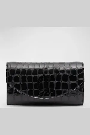 Christian Louboutin Loubi54 Wallet on Chain in Alligator Embossed Leather