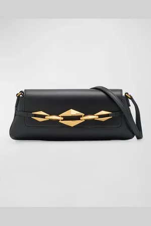 Jimmy Choo Small Diamond Leather Shoulder Bag
