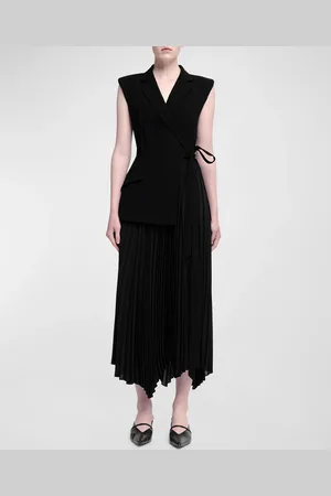 Simkhai Helena Combo Blazer Sleeveless Midi Dress
