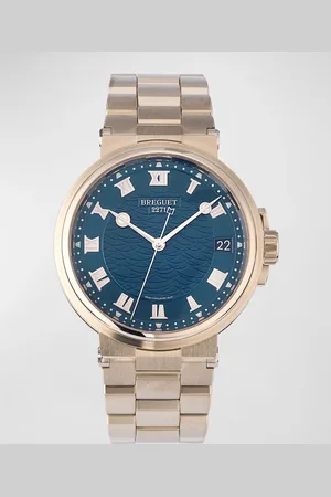 Breguet 40mm Marine Automatic Blue Dial Watch with Bracelet Strap