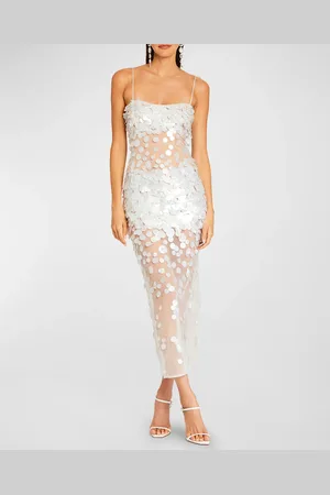 Retrofete Mischa Sequin-Embellished Sleeveless Midi Dress