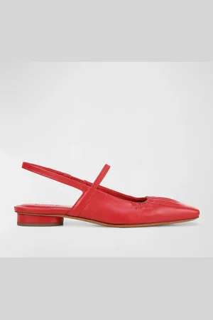 Vince Venice Leather Slingback Ballerina Flats