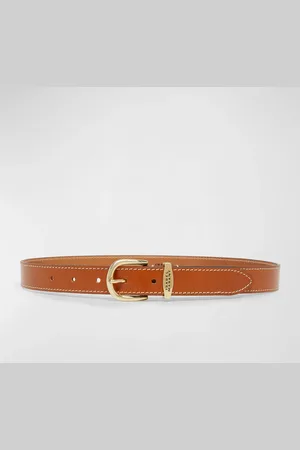 Isabel Marant Zadd Leather Belt With Contrast Stitching