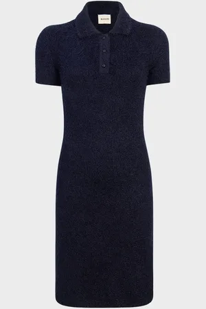 Khaite Graciela Cashmere-Blend Knit Mini Dress