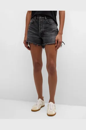 Moussy Aristida Cut-Off Denim Shorts