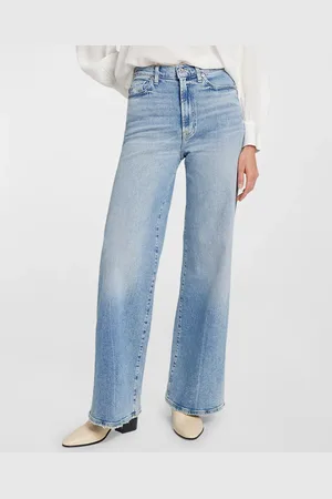 7 for all Mankind Jo Ultra High Rise Wide-Leg Jeans