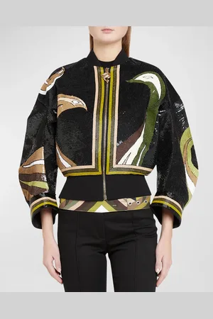 Puccini Sequined Bomber Jacket