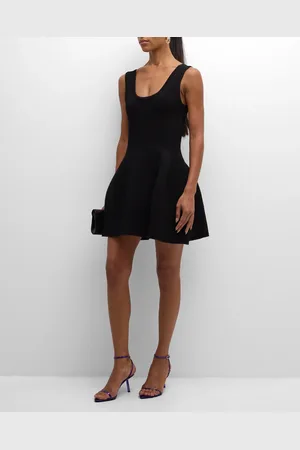 Simkhai Larina Scoop-Neck Sleeveless Fit & Flare Mini Dress