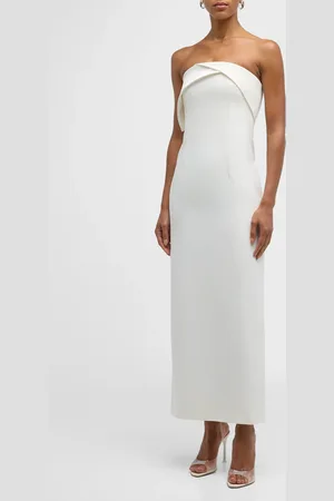 E.stott Marcia Strapless Column Maxi Dress