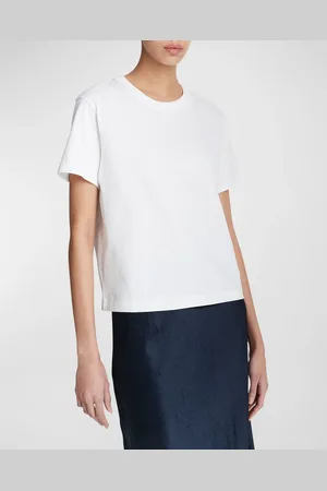 Vince Short-Sleeve Pima Cotton Crewneck T-Shirt