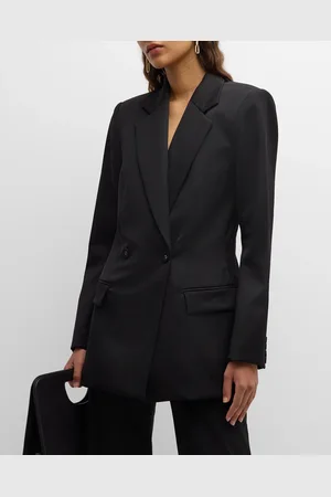BRANDON MAXWELL The Riley Blazer Jacket with Split Back