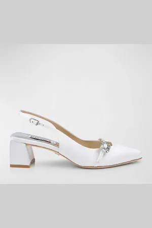 Badgley Mischka Buena Silk Slingback Pumps