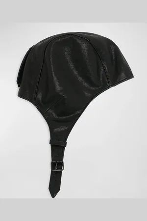 Saint Laurent Leather Aviator Hat