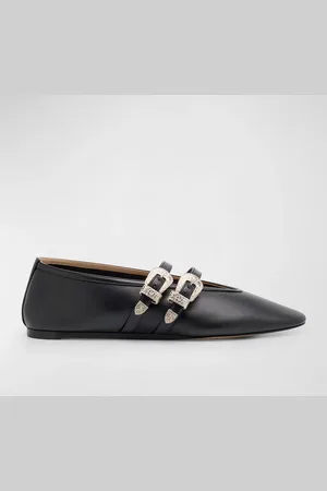 Le Monde Beryl Claudia Leather Mary Jane Ballerina Flats