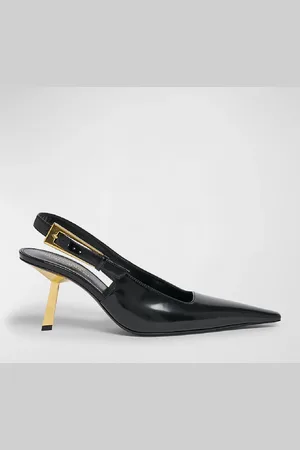 Saint Laurent Lee Slingback Buckle Pumps