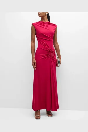 Simkhai Acacia Sleeveless Draped Midi Dress