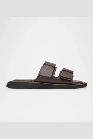 RAG&BONE Parker Leather Dual Band Slide Sandals