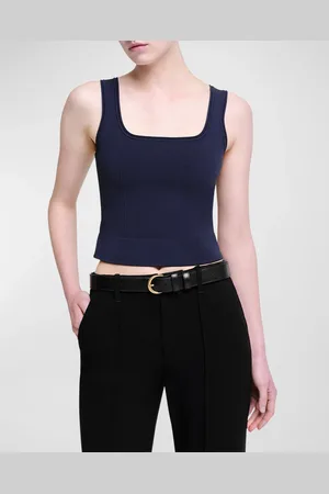 Simkhai Ramaina Square-Neck Tank Top