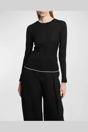 Jacquemus Tricot Long-Sleeve Wide Rib Sweater