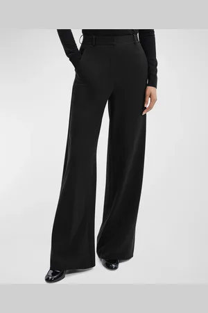 THEORY High-Waist Double-Knit Trousers