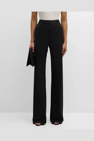 BRANDON MAXWELL The Anderson Relaxed Trousers with Slant Pockets