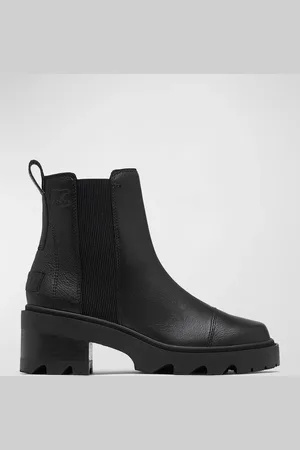 sorel Joan Now Leather Chelsea Ankle Boots