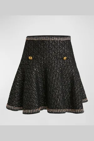 Giambattista Valli Metallic Tweed Mini Skirt