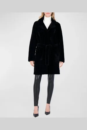 GORSKI Reversible Lamb Shearling Belted Stroller Coat
