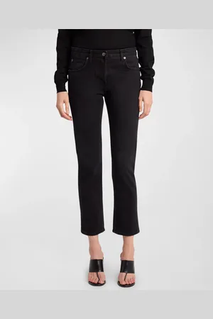 The Row Riaco Mid-Rise Straight-Leg Ankle Jeans