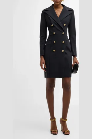 CHIARA BONI Double-Breasted Blazer Dress